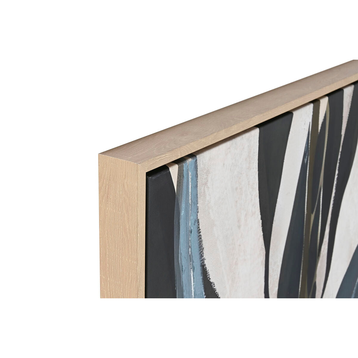 Toile Home ESPRIT Vert Rose Fleurs Moderne (2 Unités)