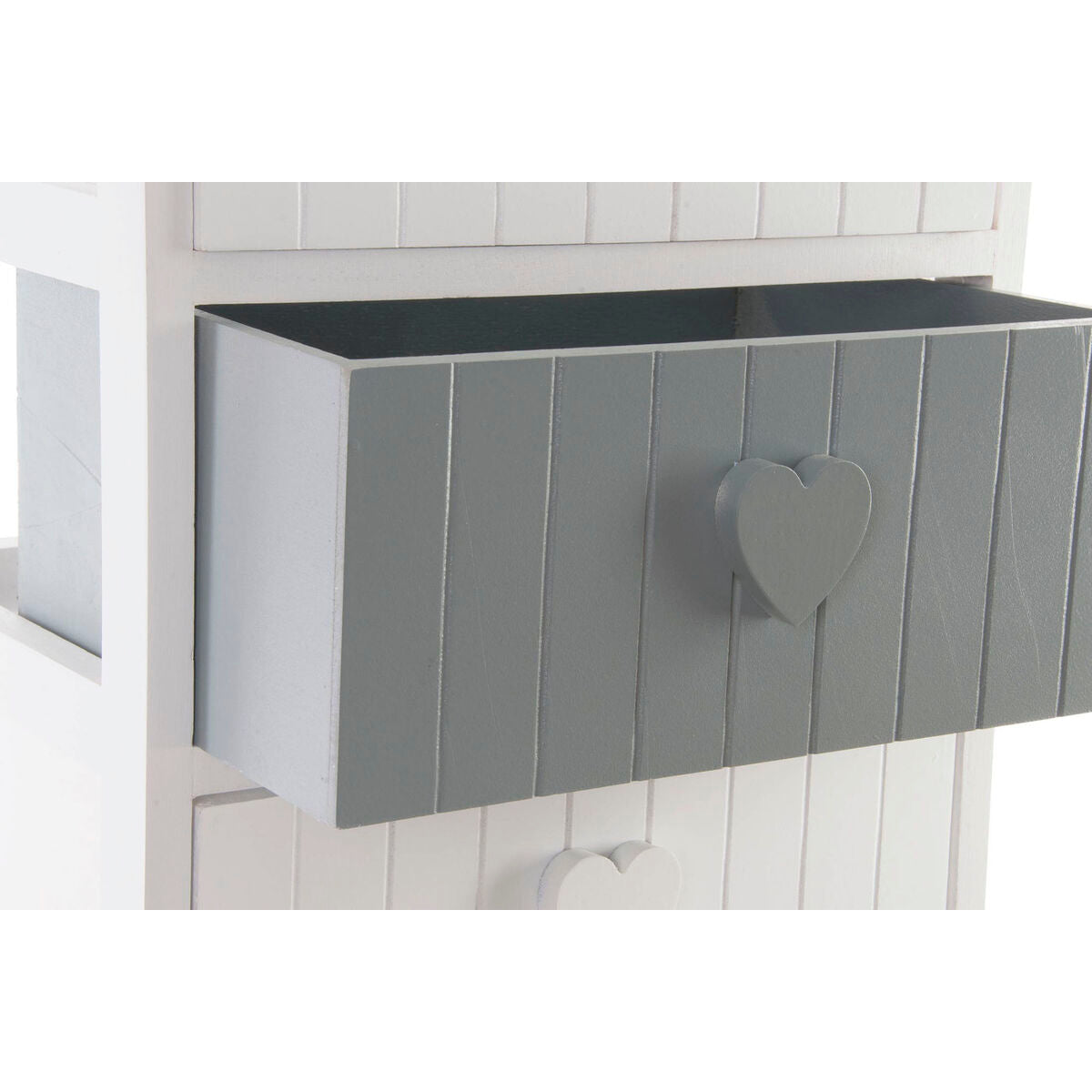 Caisson à Tiroirs Home ESPRIT Blanc Gris 40 x 29 x 73 cm