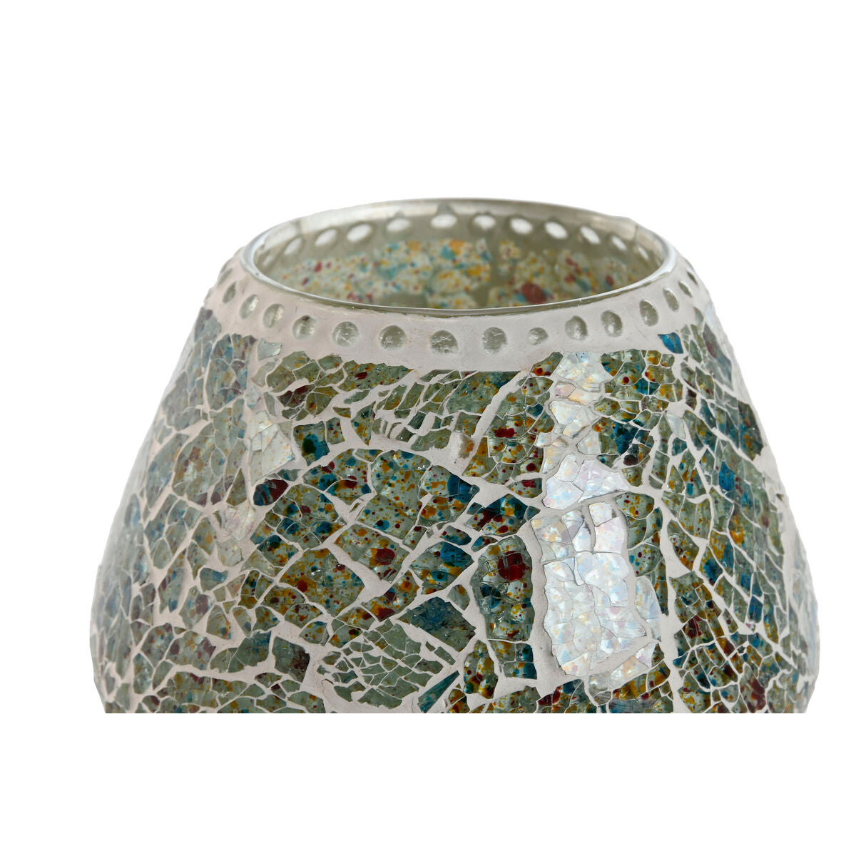 Lampe de bureau Home ESPRIT Vert Bleu ciel 25 W 220 V (2 Unités)