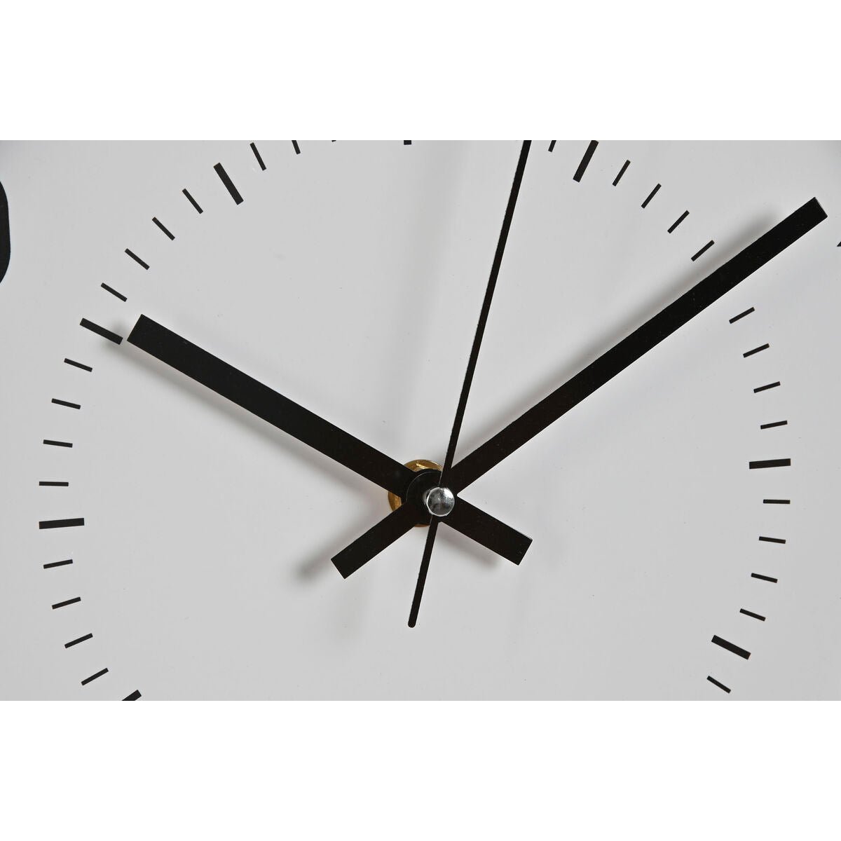 Horloge Murale Home ESPRIT Blanc Beige PVC 30 x 4 x 30 cm (2 Unités)