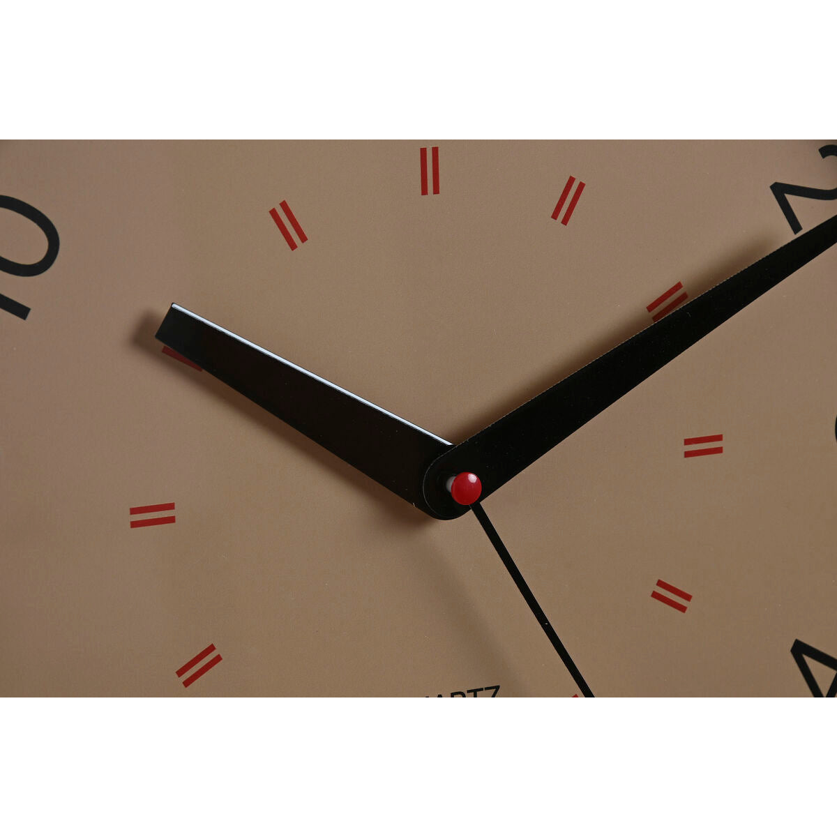 Horloge Murale Home ESPRIT Blanc Beige Gris PVC 30 x 4 x 30 cm (3 Unités)