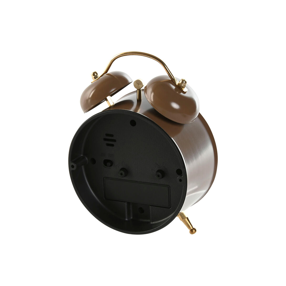 Horloge de table Home ESPRIT Marron Beige (2 Unités)