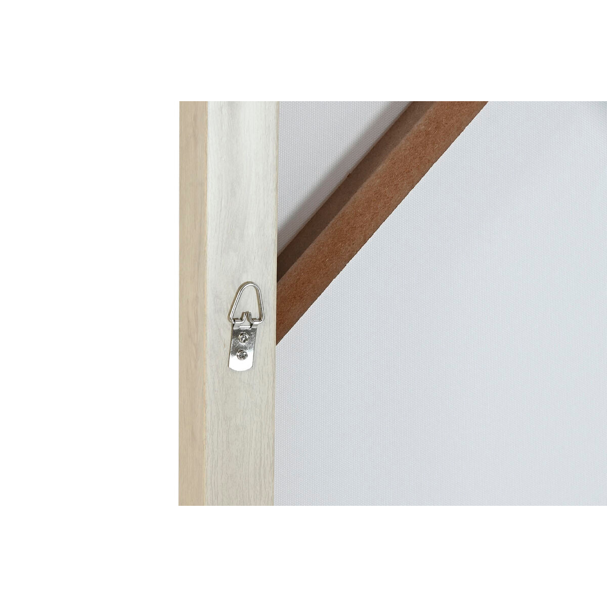 Toile Home ESPRIT Blanc Beige Robe Scandinave 82,5 x 3,5 x 82,5 cm (2 Unités)