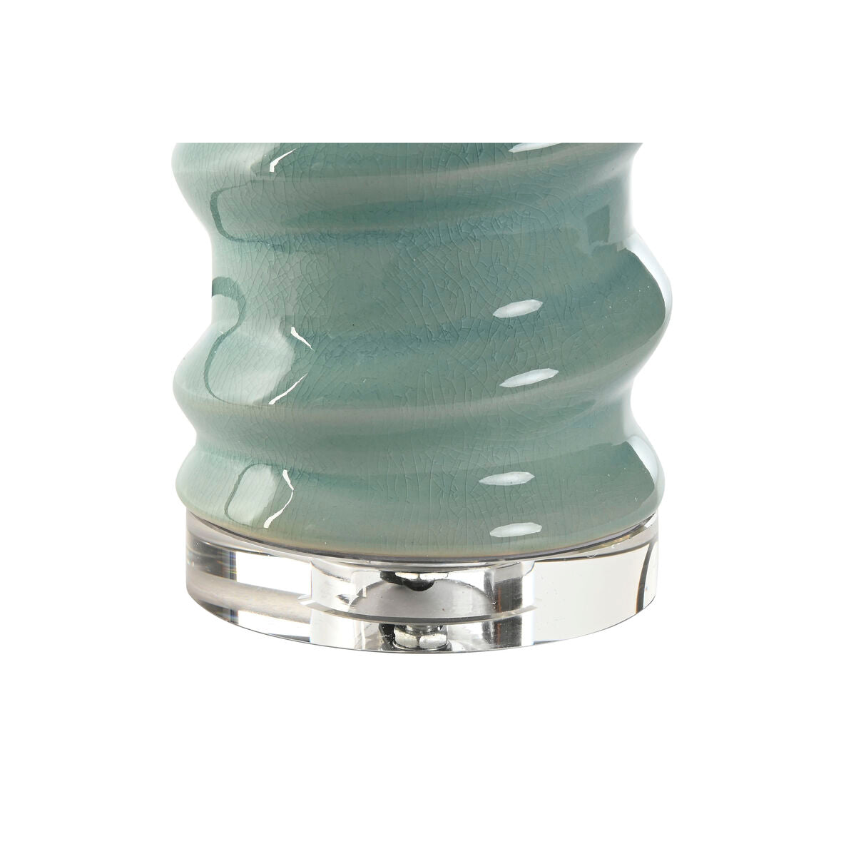 Lampe de bureau Home ESPRIT Blanc Bleu ciel 50 W 220 V