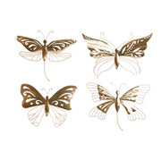 Décoration murale Home ESPRIT Doré Papillon 43 x 2 x 33 cm (4 Unités)
