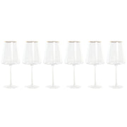Set de Verres Home ESPRIT Transparent Doré Verre 400 ml (6 Unités)
