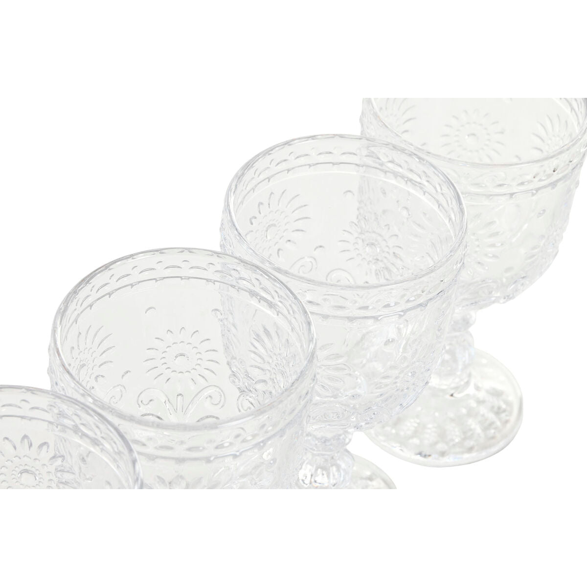 Set de Verres Home ESPRIT Transparent Verre 270 ml (6 Unités)