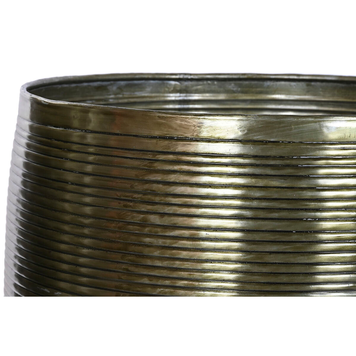 Cache-pot Home ESPRIT Cuivre Aluminium Moderne 50 x 50 x 89 cm 51,5 x 51,5 x 91 cm (5 Unités)