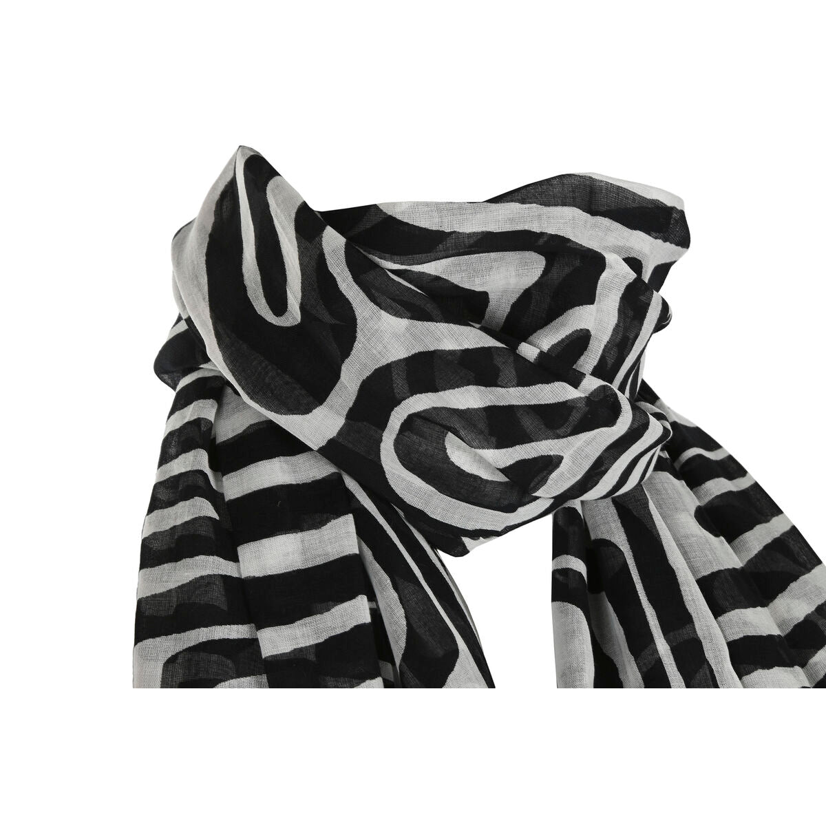 Écharpe Home ESPRIT Beige Multicouleur Corail (3 Unités)