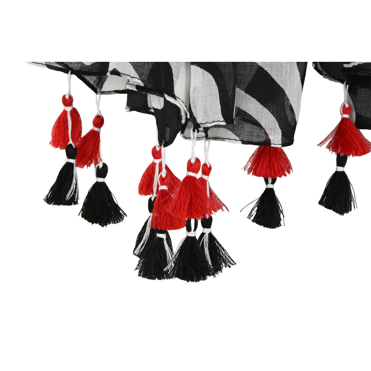 Écharpe Home ESPRIT Beige Multicouleur Corail (3 Unités)