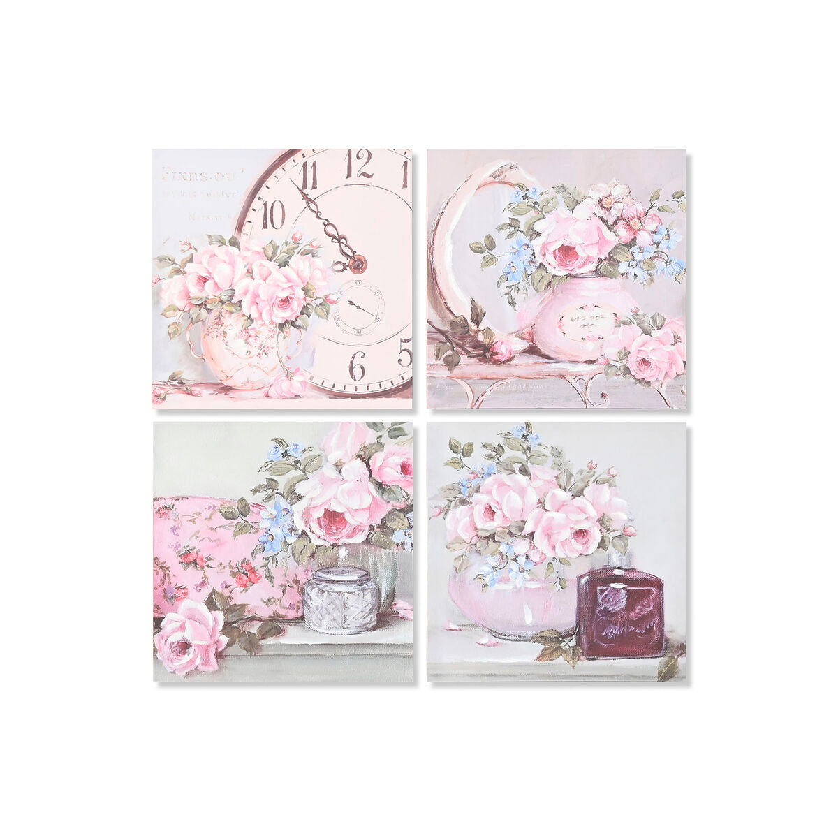 Toile Home ESPRIT Sapin Toile 60 x 3 x 60 cm