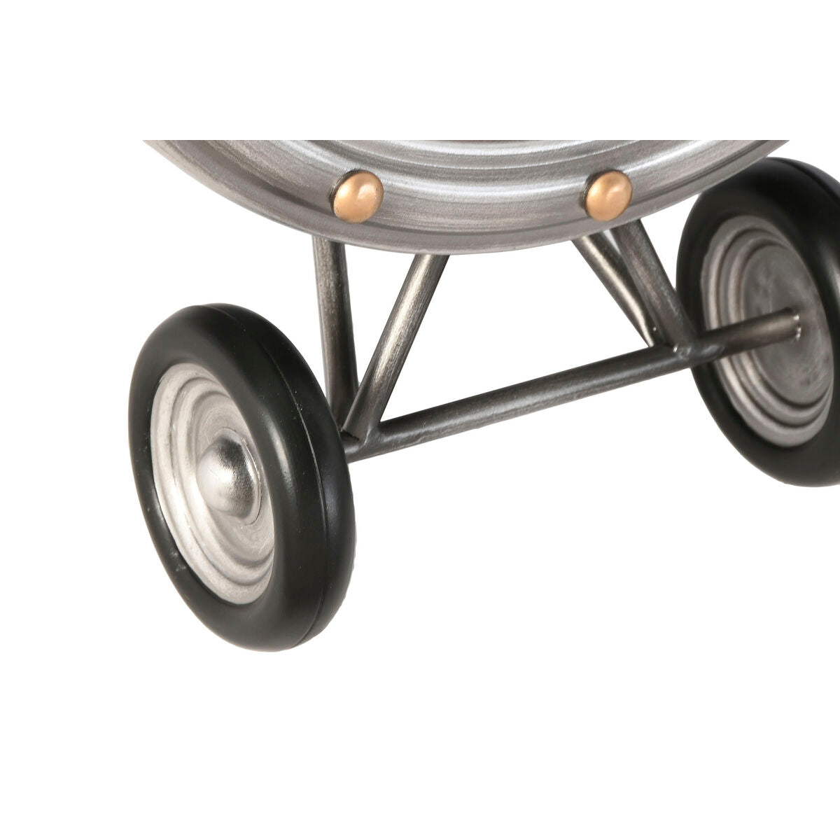 Horloge Murale Home ESPRIT Doré Argenté Métal Avion Vintage 87 x 17 x 52,5 cm