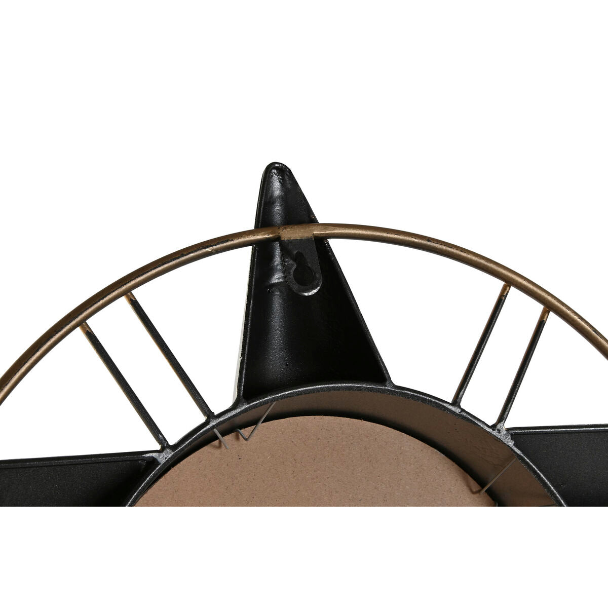 Horloge Murale Home ESPRIT Doré Argenté Métal Avion Vintage 77,5 x 15 x 46 cm