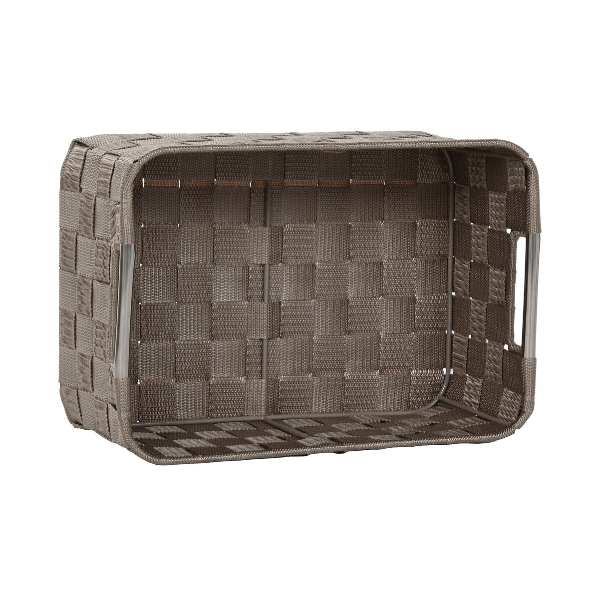Set de basket Home ESPRIT Vert Gris Crème Métal polypropylène 38 x 28 x 17 cm 3 Pièces (3 Unités)