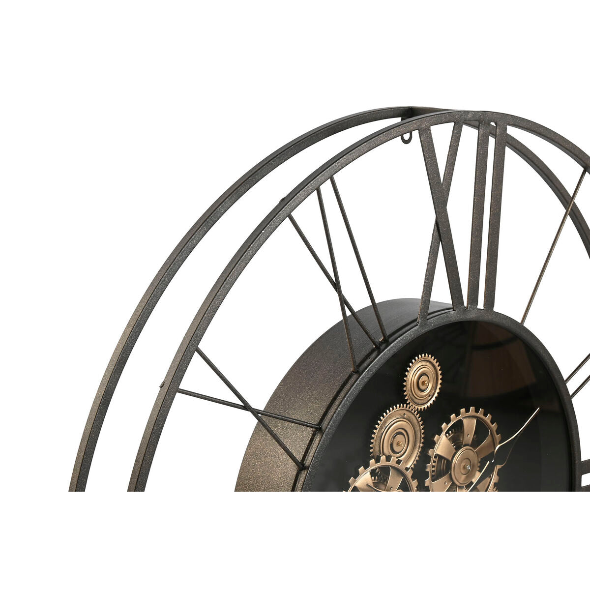 Horloge Murale Home ESPRIT Brun foncé Métal 80 x 8 x 80 cm