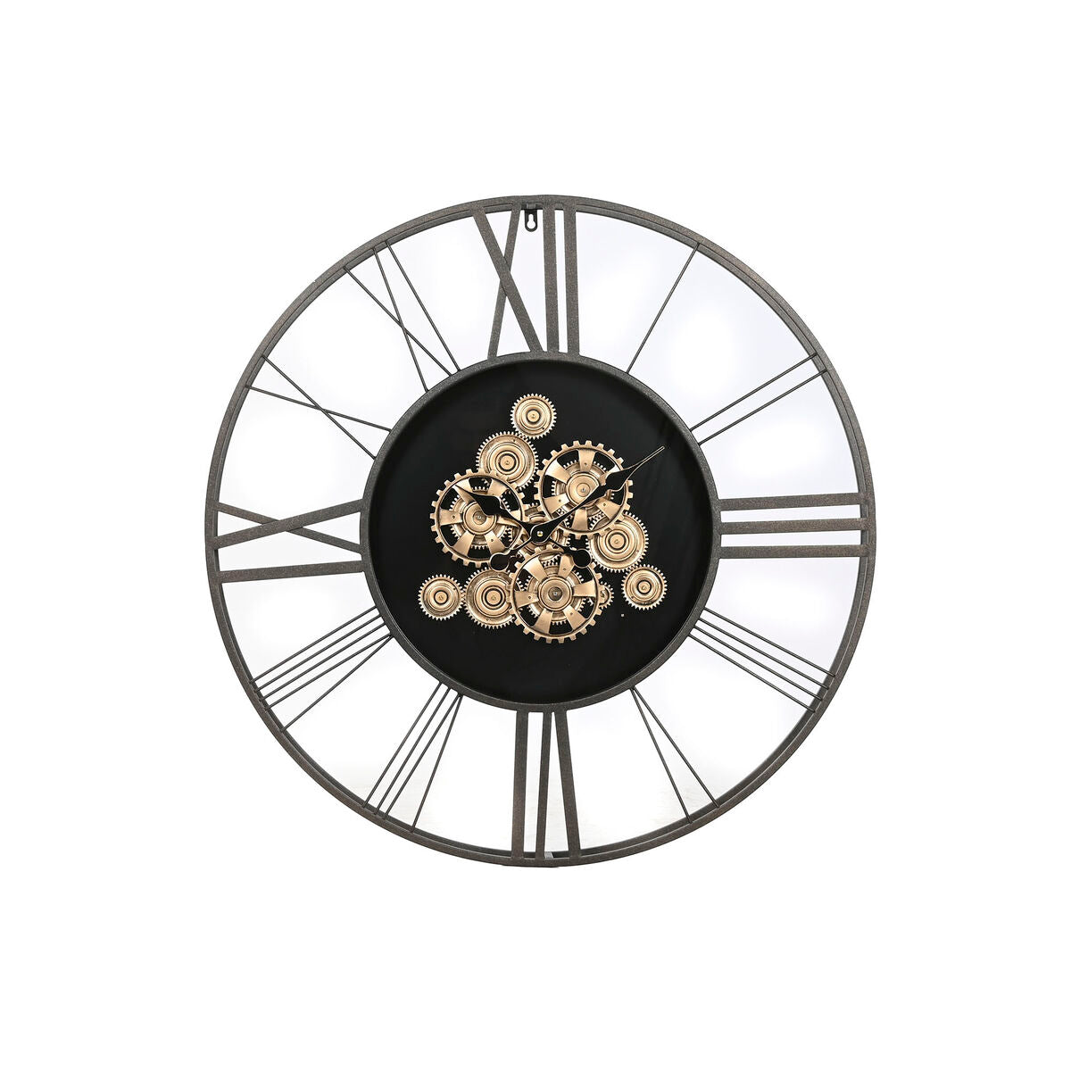 Horloge Murale Home ESPRIT Brun foncé Métal 80 x 8 x 80 cm