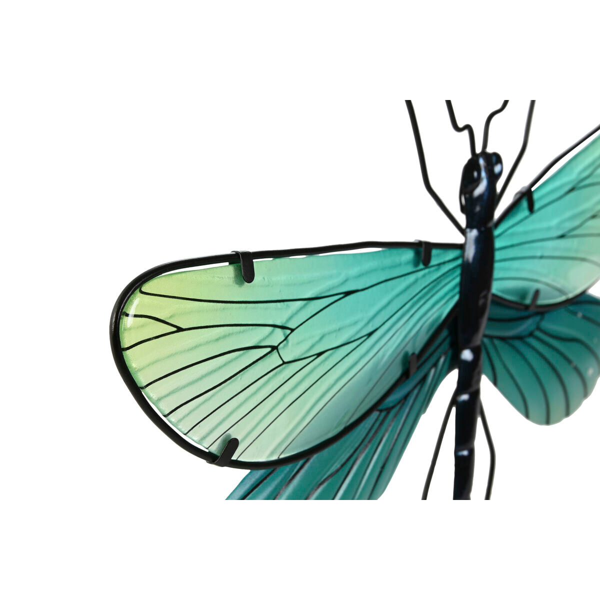 Décoration murale Home ESPRIT Jaune Bleu Vert Lila Shabby Chic Libellule 46 x 1 x 31 cm (4 Unités)