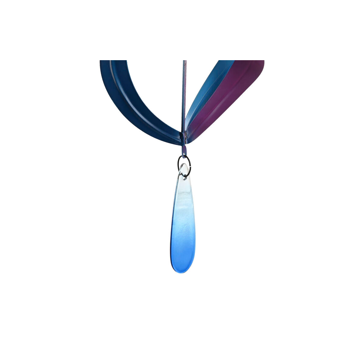 Décoration murale Home ESPRIT Bleu Orange Papillon Shabby Chic 23 x 13 x 90 cm (2 Unités)