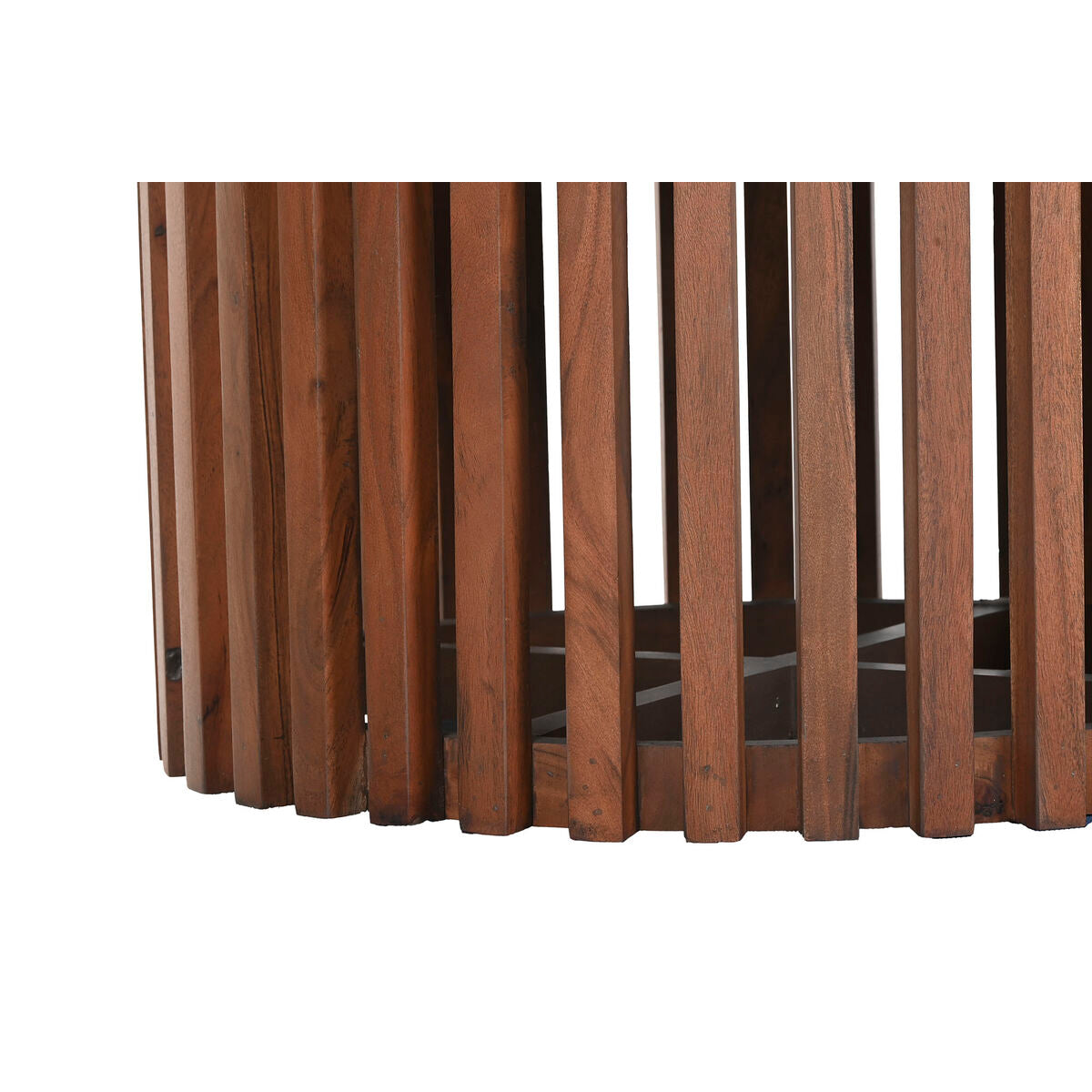 Table de Salle à Manger Home ESPRIT Bois d'acacia Terrazzo 130 x 130 x 76 cm