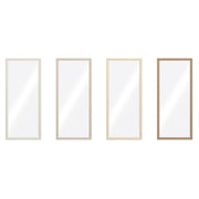 Miroir mural Home ESPRIT Marron Beige Gris Urbaine 67 x 2 x 156 cm (4 Unités)