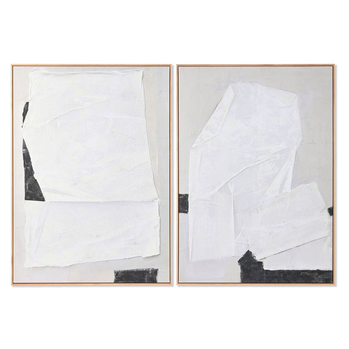 Cadre Home ESPRIT Bois Toile 103 x 4,3 x 143 cm 102,6 x 4,3 x 142,6 cm