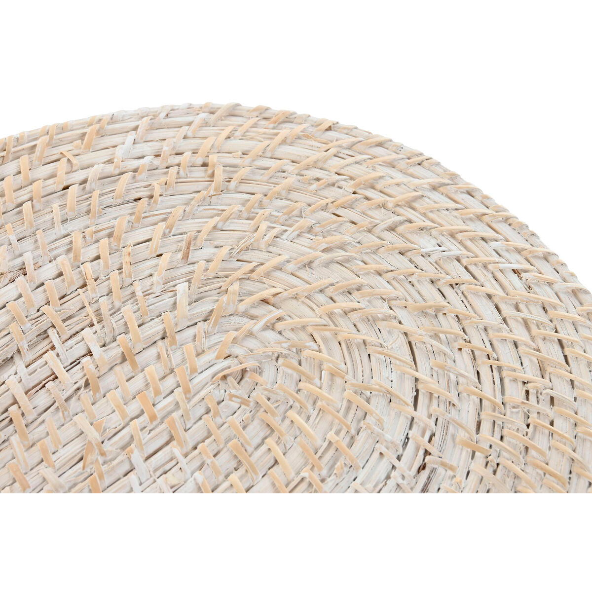Set de table Home ESPRIT Blanc Naturel Bambou Rotin 40 x 30 x 1 cm