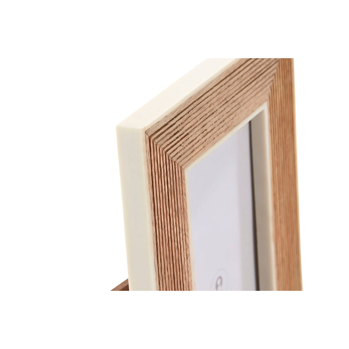 Cadre photo Home ESPRIT Blanc Naturel Résine Bois de manguier Urbaine