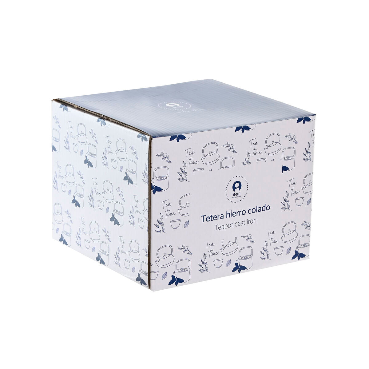 Théière Home ESPRIT Bleu Acier inoxydable Fer 800 ml