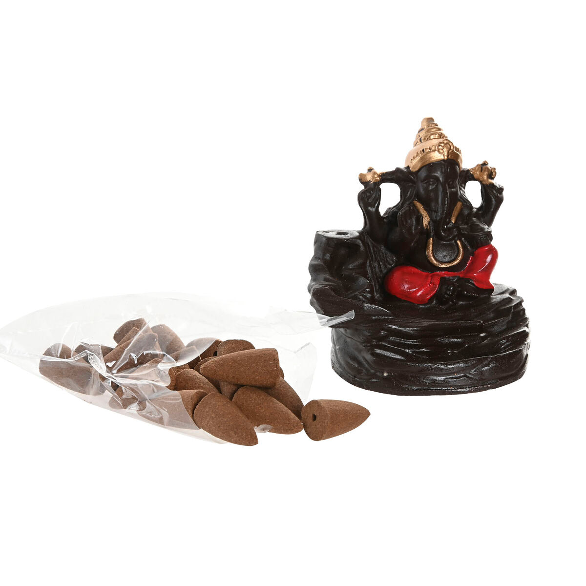 Brûleur d'huiles essentielles Home ESPRIT Céramique Mandala Indien 13 x 8 x 12,5 cm Encens (6 Unités)