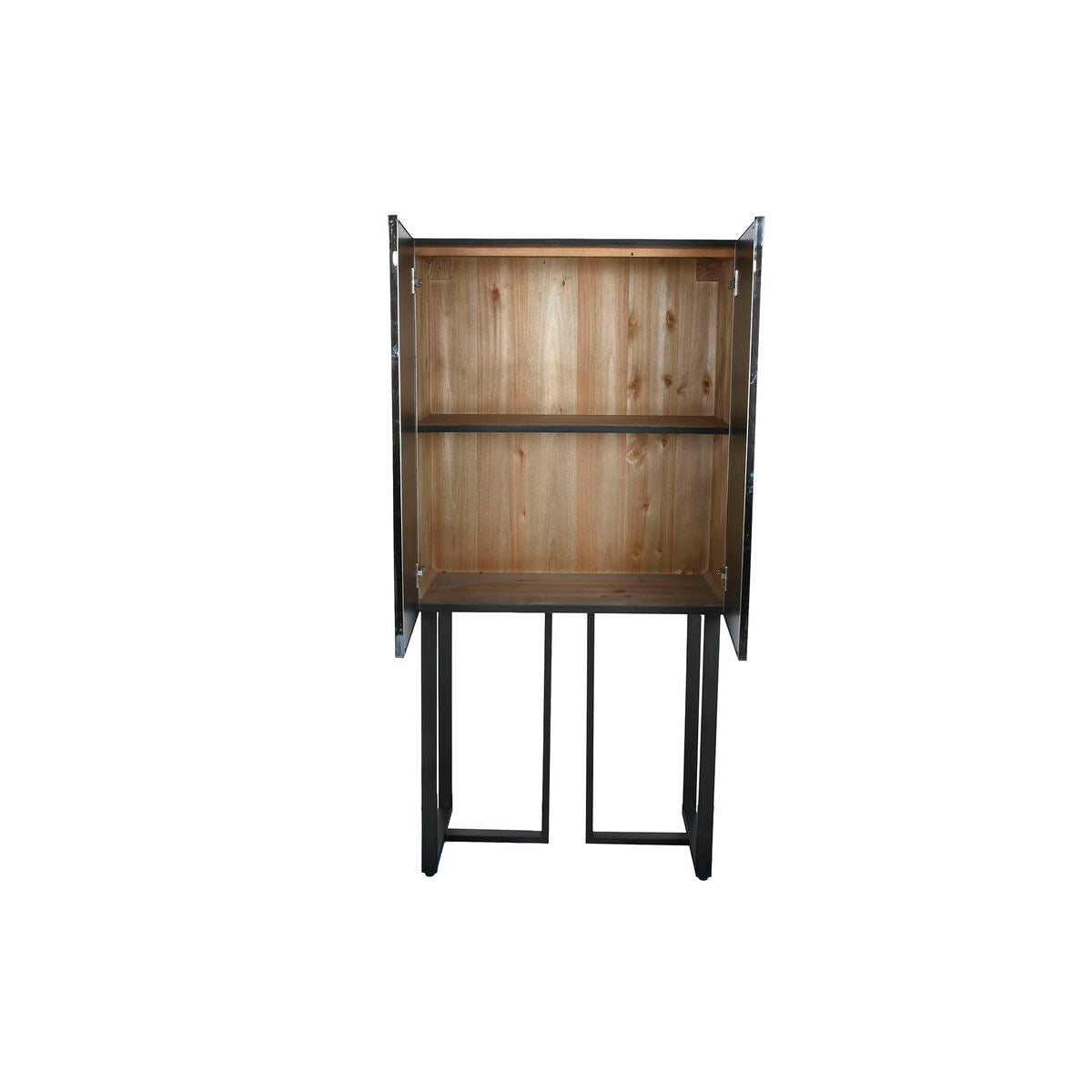Buffet Home ESPRIT Argenté Métal Acier 80 x 41 x 160 cm