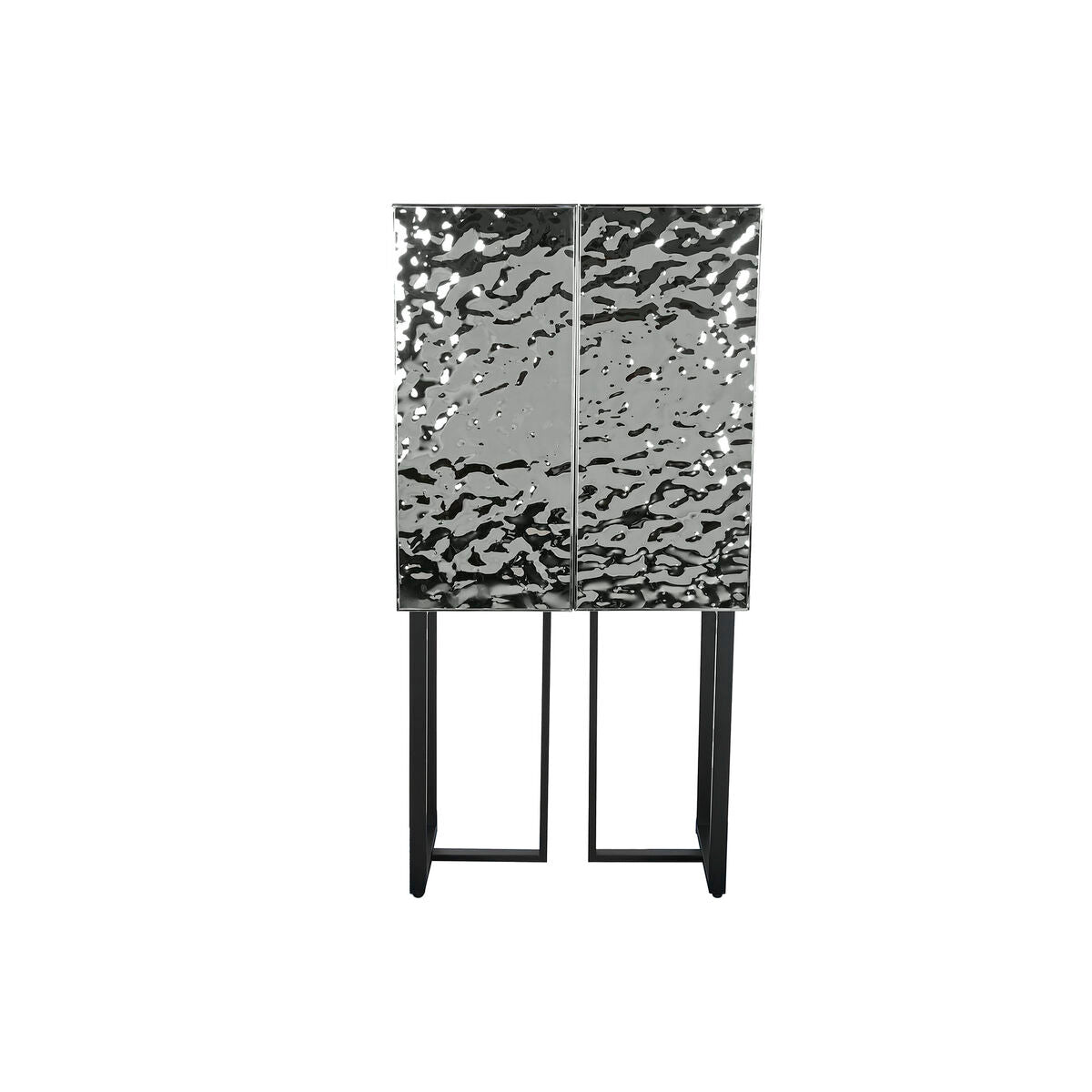 Buffet Home ESPRIT Argenté Métal Acier 80 x 41 x 160 cm