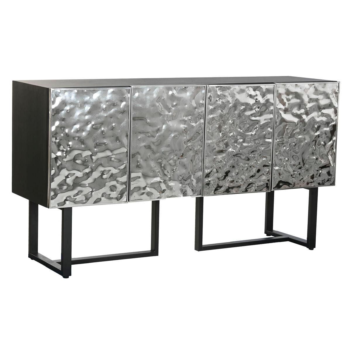 Buffet Home ESPRIT Argenté Métal Acier 151 x 41 x 80 cm
