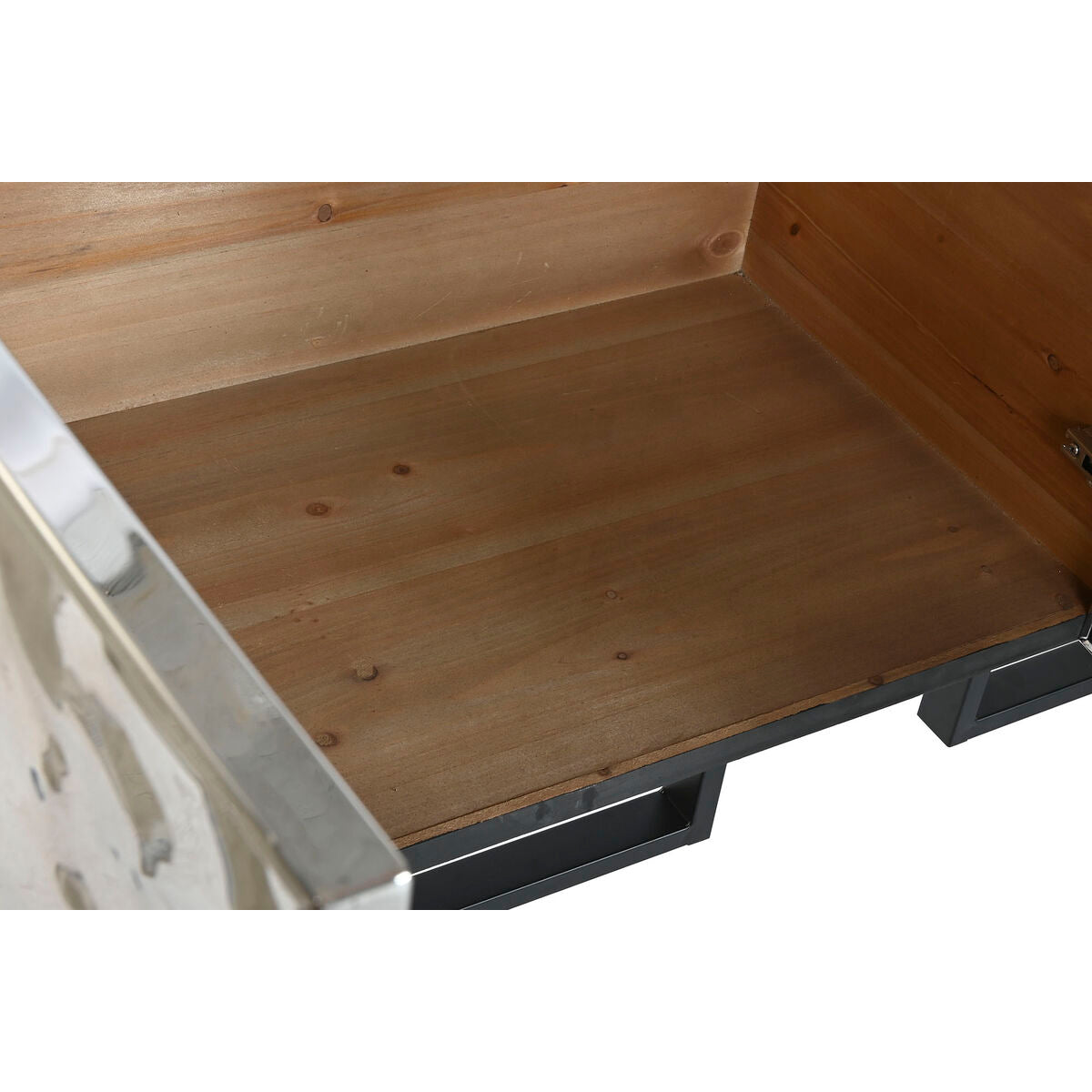 Buffet Home ESPRIT Argenté Métal Acier 151 x 41 x 80 cm