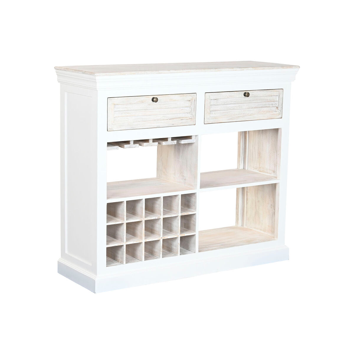 Range Bouteilles Home ESPRIT Blanc 120 x 40 x 98 cm