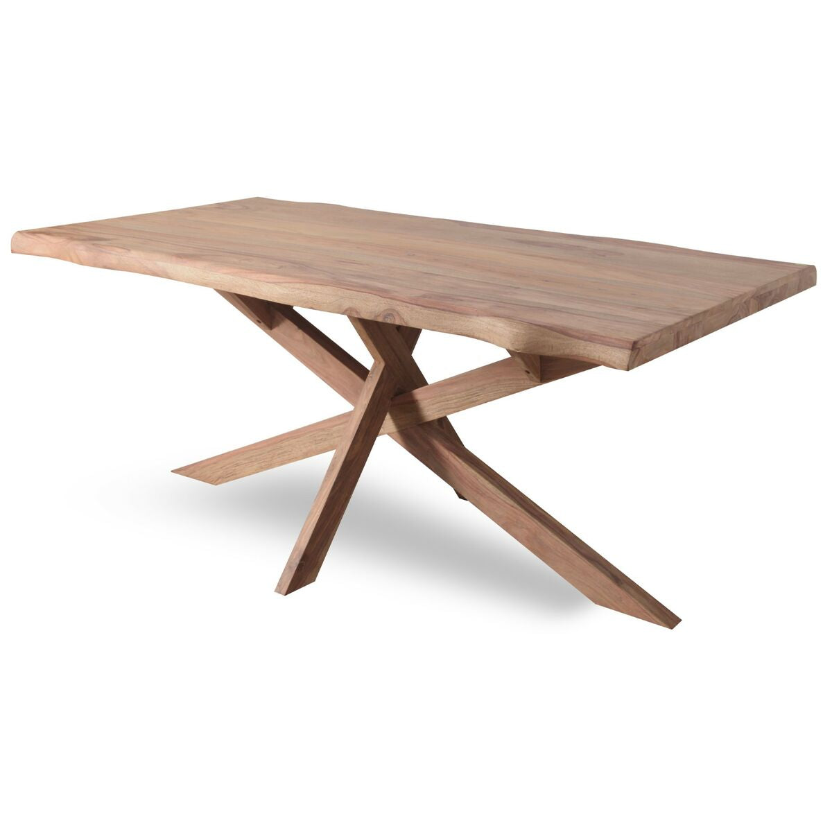 Table de Salle à Manger Home ESPRIT Bois d'acacia 200 x 90 x 76 cm