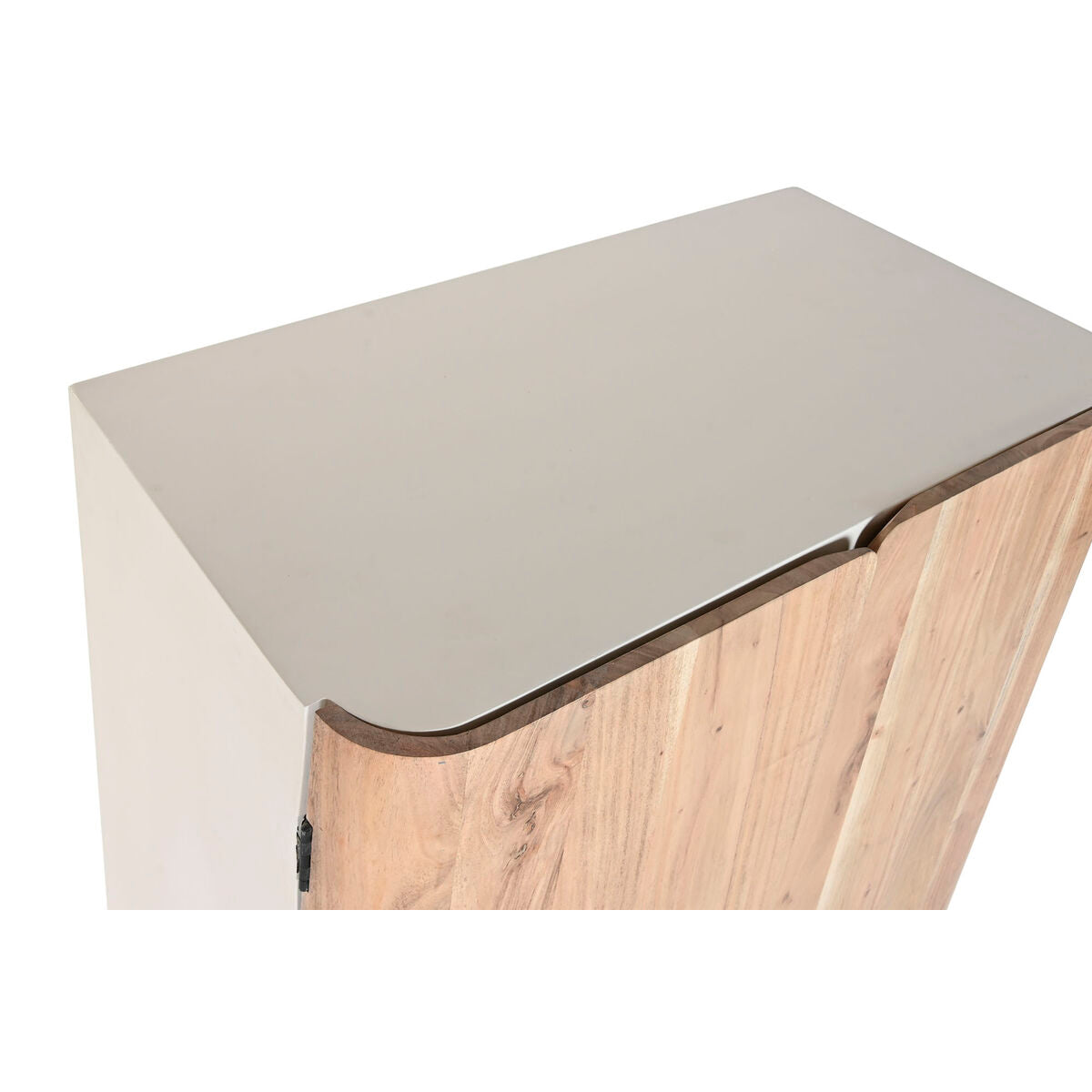 Range Bouteilles Home ESPRIT Blanc Naturel 85 x 50 x 100 cm