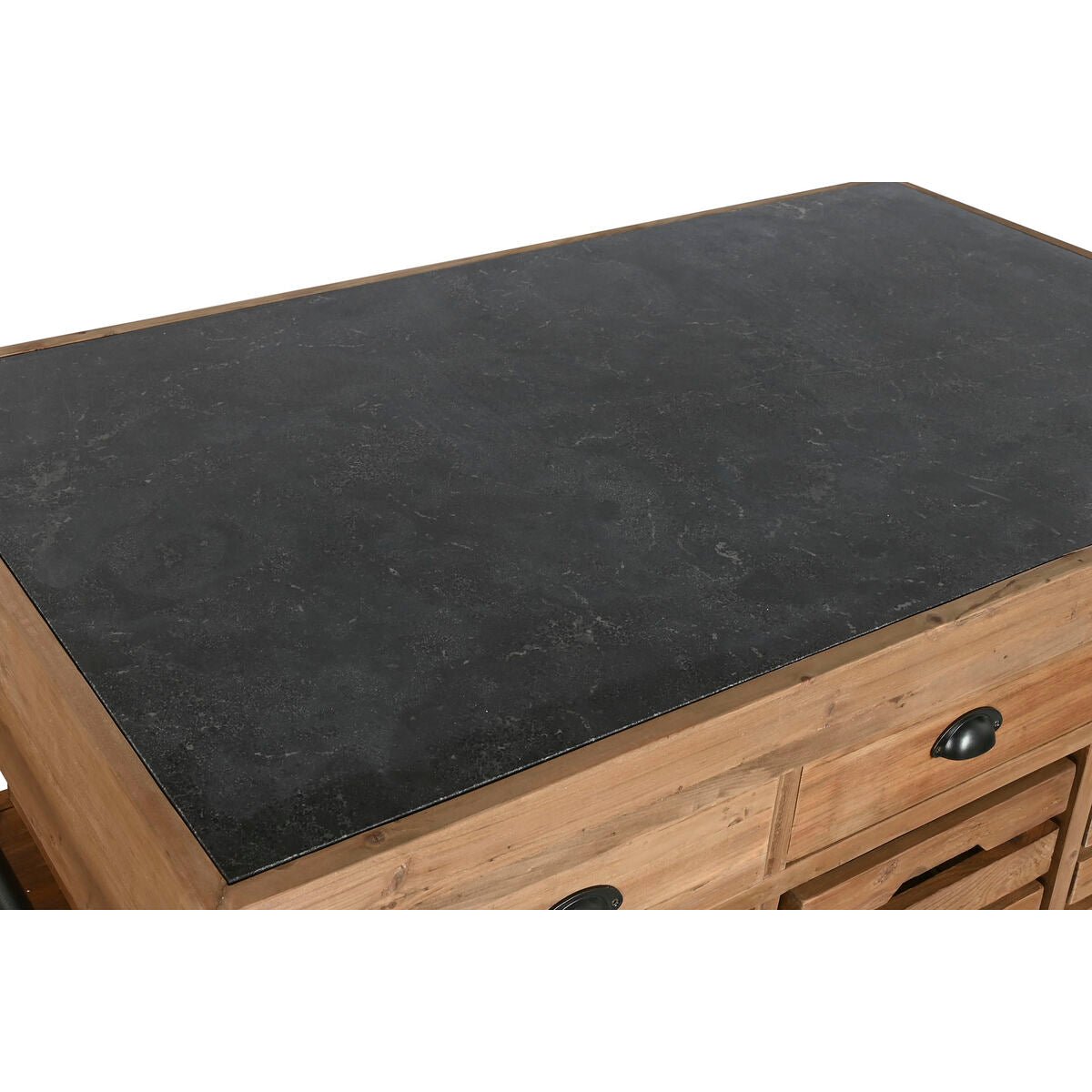 Meuble de cuisine Home ESPRIT Noir Naturel 142 x 75 x 96 cm