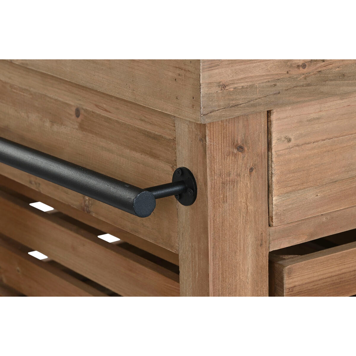 Meuble de cuisine Home ESPRIT Noir Naturel 142 x 75 x 96 cm