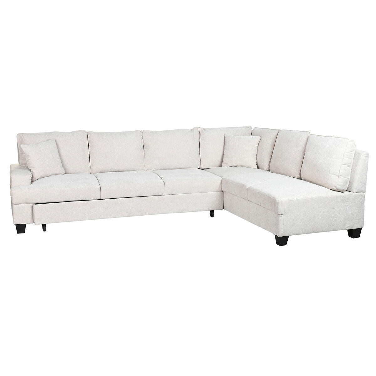 Canapé Convertible Home ESPRIT Beige Moderne 285 x 260 x 90 cm