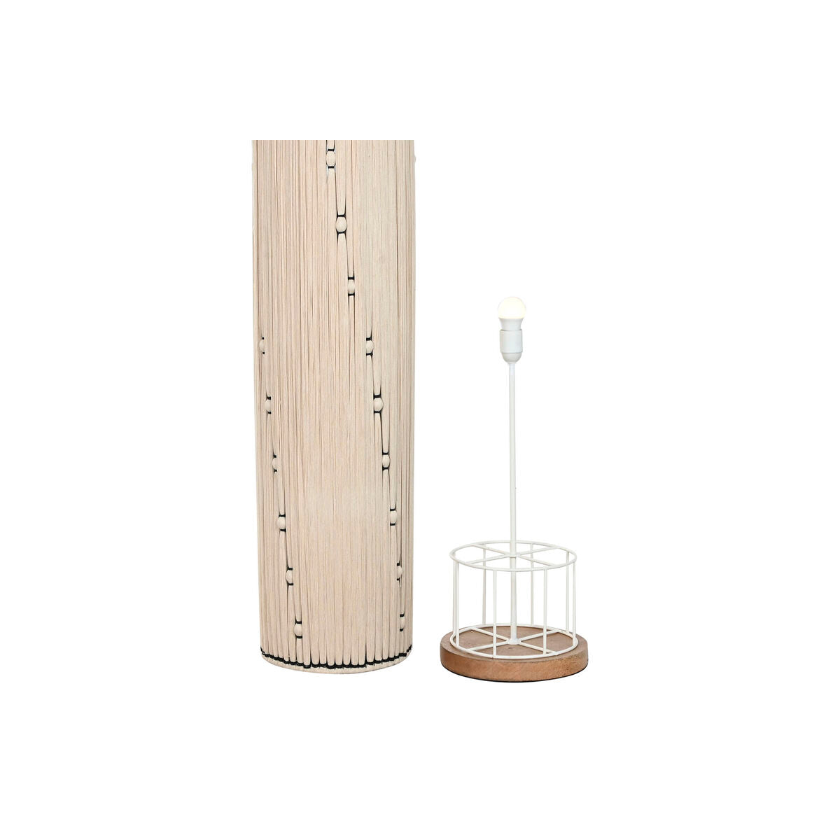 Lampadaire Home ESPRIT Marron Noir Beige 50 W 220 V 25 x 25 x 125 cm