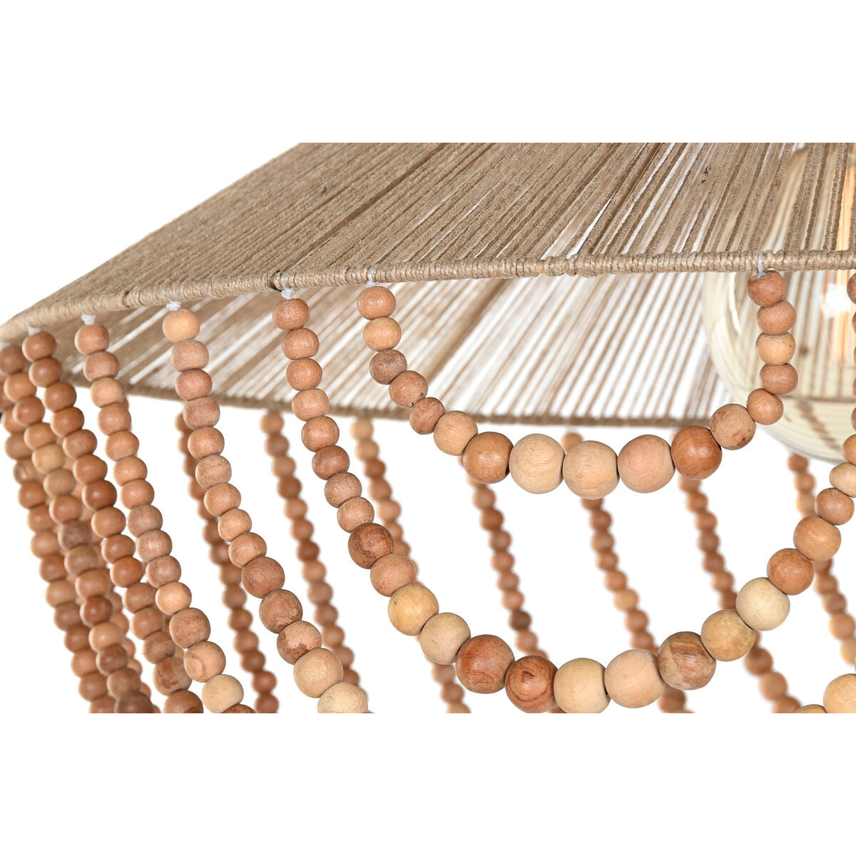 Suspension Home ESPRIT Marron Clair Jute Bois 67 x 67 x 70 cm