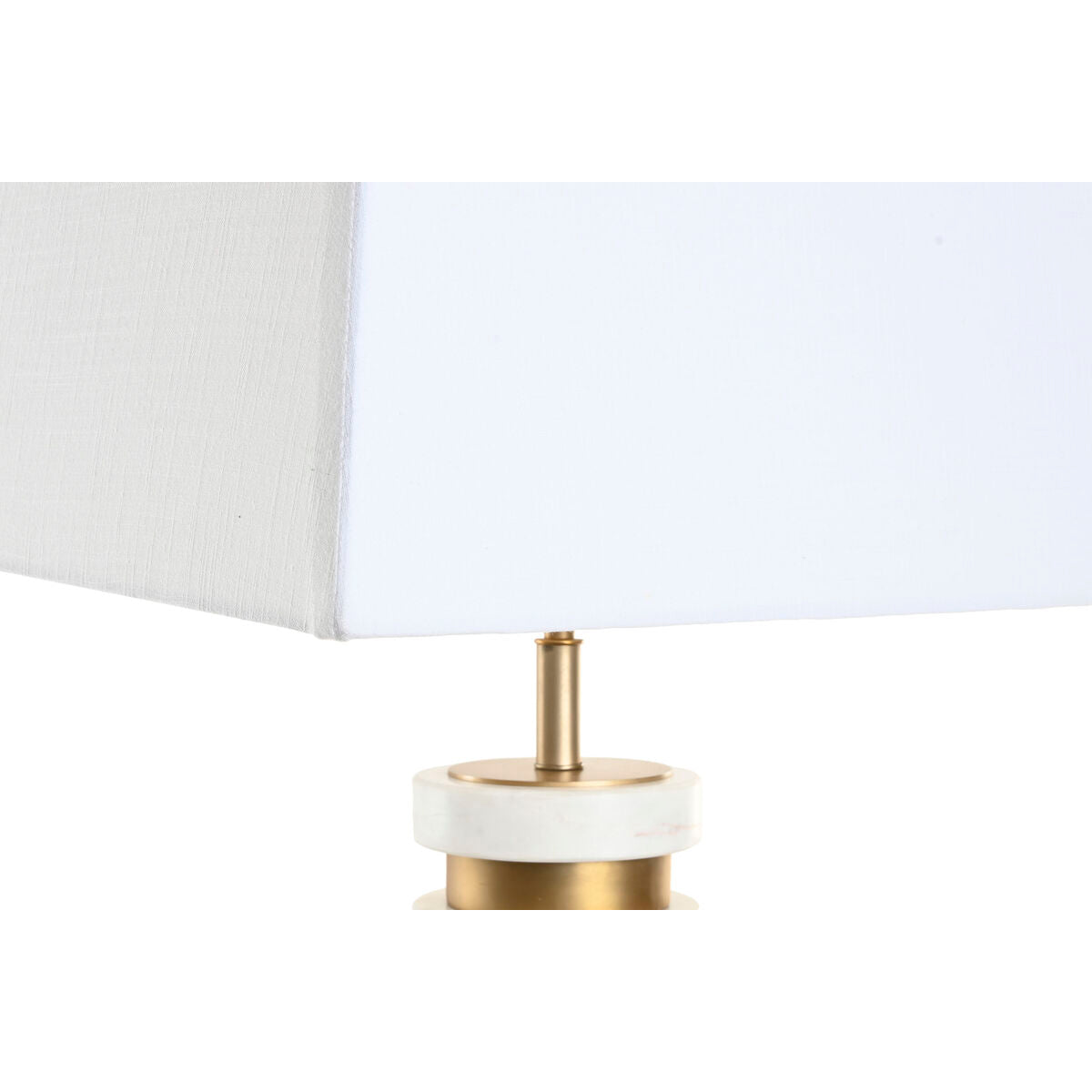 Lampe de bureau Home ESPRIT Blanc Beige Doré 50 W 220 V