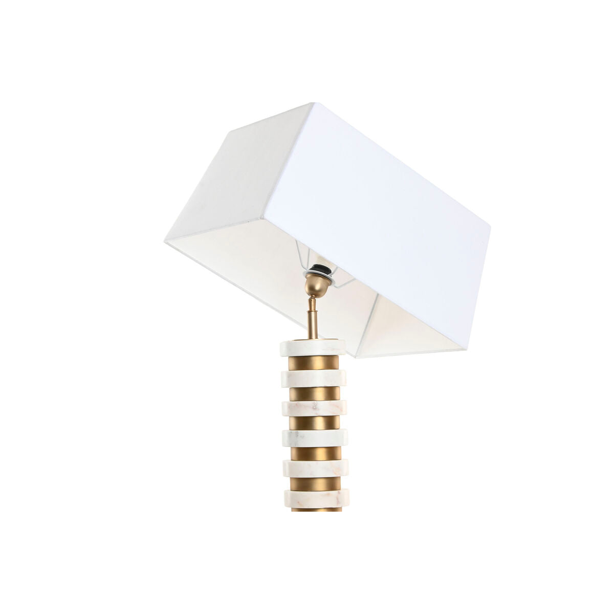 Lampe de bureau Home ESPRIT Blanc Beige Doré 50 W 220 V