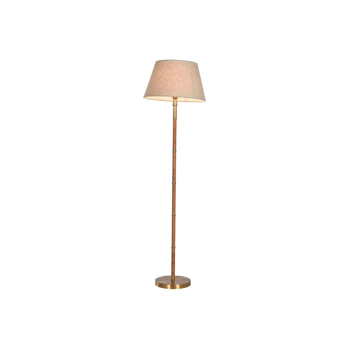 Lampadaire Home ESPRIT Beige Doré Naturel 50 W 220 V 42 x 42 x 154 cm