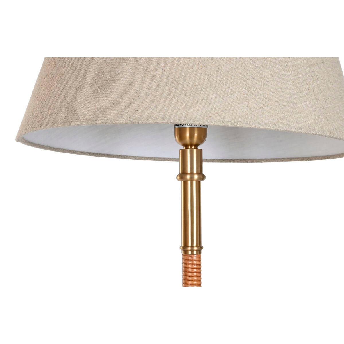 Lampadaire Home ESPRIT Beige Doré Naturel 50 W 220 V 42 x 42 x 154 cm