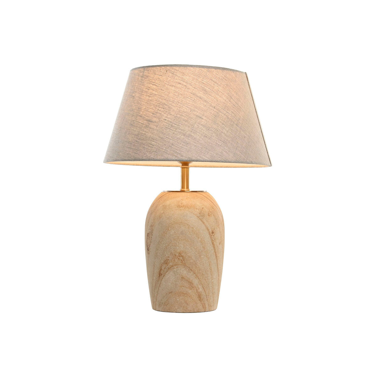 Lampe de bureau Home ESPRIT Beige Doré Naturel 50 W 220 V