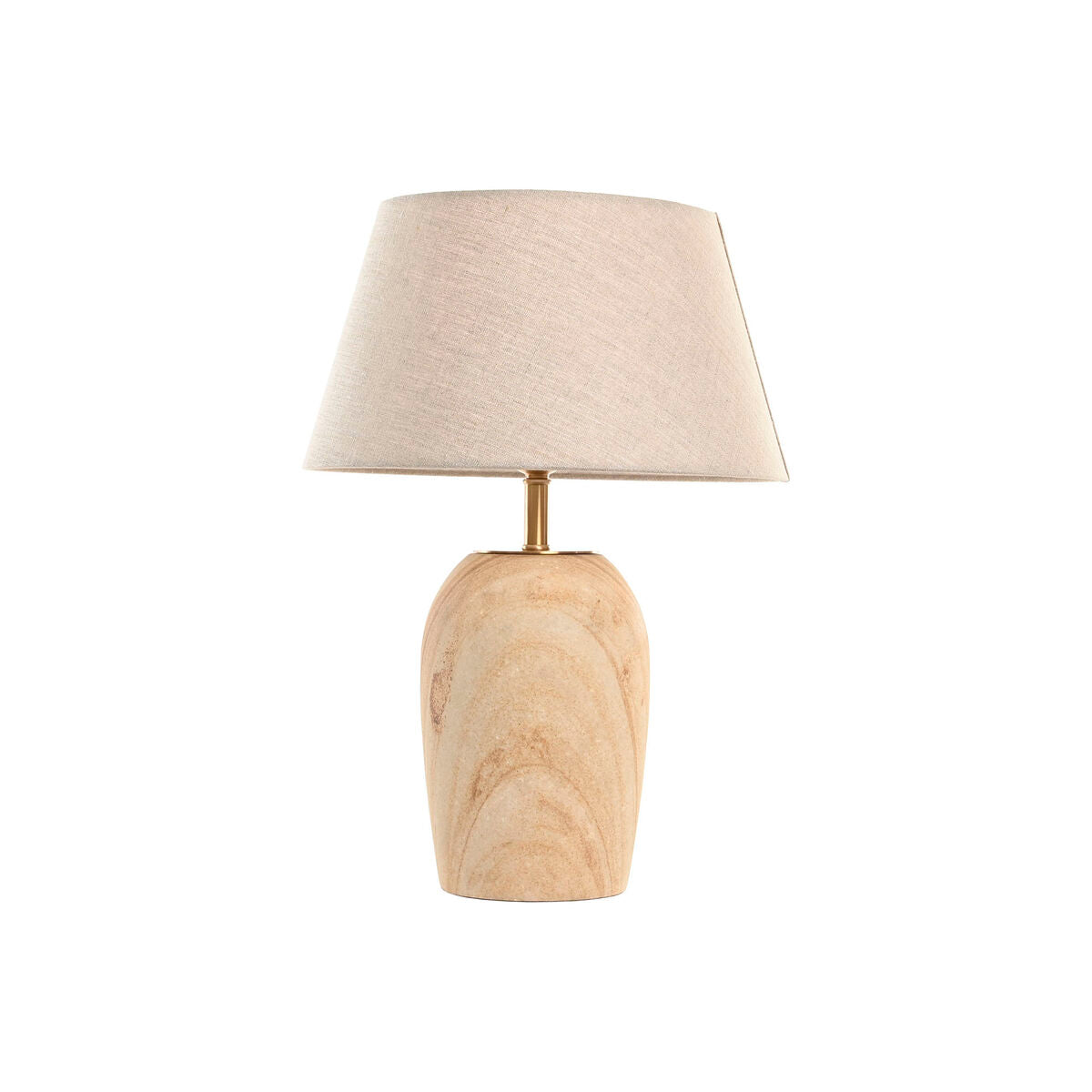Lampe de bureau Home ESPRIT Beige Doré Naturel 50 W 220 V