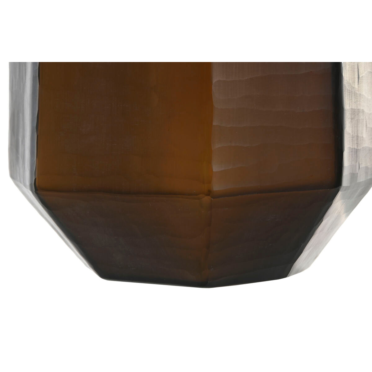 Vase Home ESPRIT Gris foncé Verre Moderne 18 x 18 x 31 cm