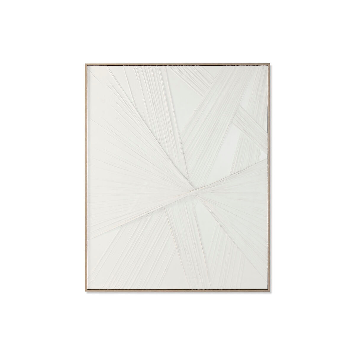 Toile Home ESPRIT Blanc Abstrait Urbaine 123,5 x 5 x 153,5 cm