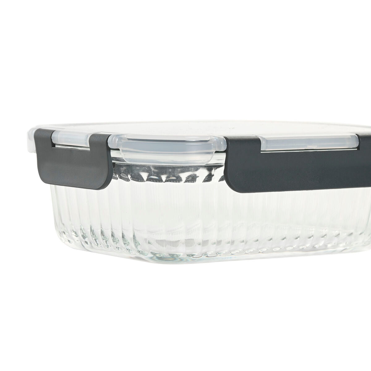 Boîte à lunch Home ESPRIT Transparent polypropylène Verre Borosilicaté 640 ml